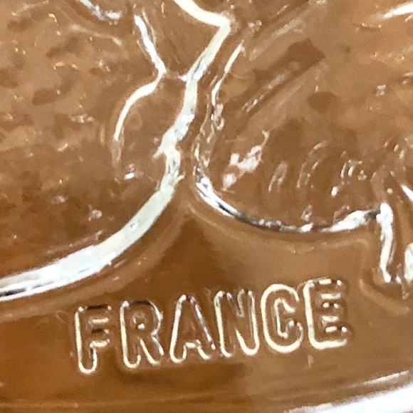 FELIX POTIN, La Parisienne, RARE, Vintage, Octagonal, Glass, Dessert Plates, 6 - Picture 9 of 16